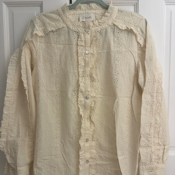 Cleobella Freya Top in Cream - Picture 9 of 10